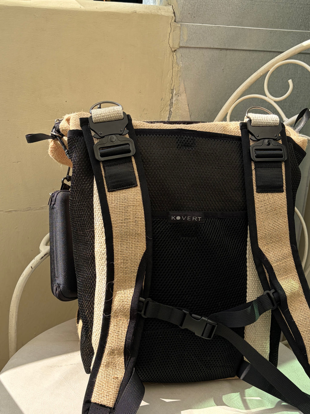 KOVERT Jute Edition (3L Sling to 17L Tote/ Backpack Mode)