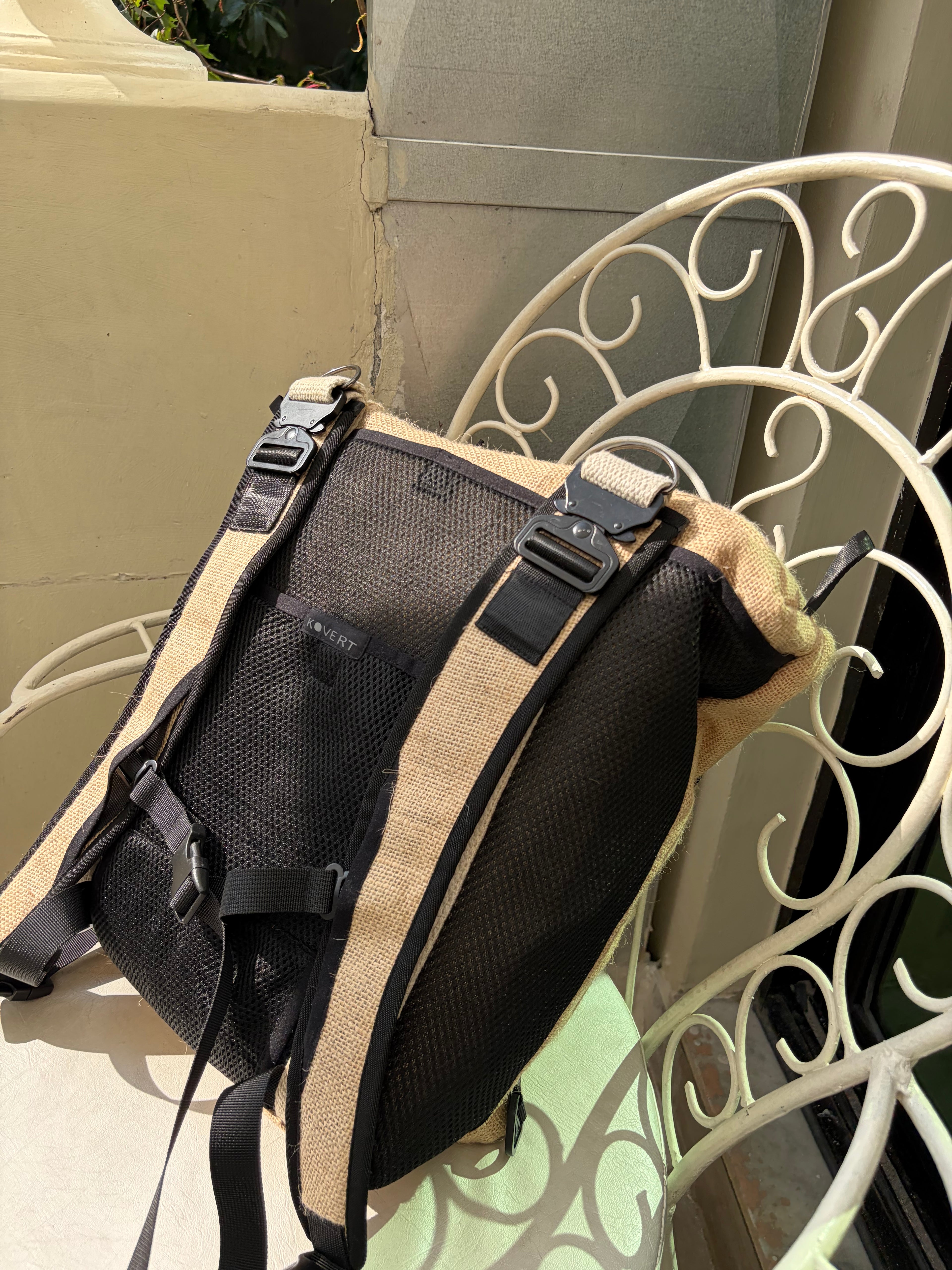 KOVERT Jute Edition (3L Sling to 17L Tote/ Backpack Mode)